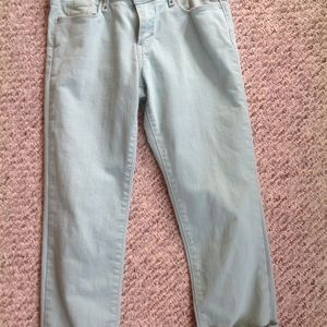 Levis Mint Green Cropped/Capri Jeans